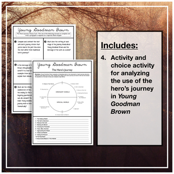 Ap Literature Short Story Resource Young Goodman Brown Distance Learning