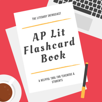 Preview of AP Literature - Terms & Tips Flashcard Book