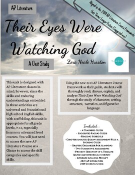 Preview of AP Lit: Unit 3: Longer Fiction: Their Eyes Were Watching God (Aligned to CED)