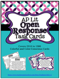 AP Literature and Composition Open Response Task Cards