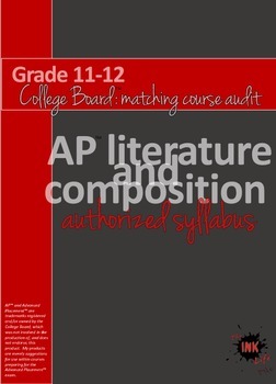 Preview of AP™ Literature and Composition authorized syllabus (color-coded)