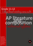 AP™ Literature and Composition authorized syllabus (color-coded)