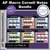AP Macro - Cornell Notes Bundle - All Six Units - Print an