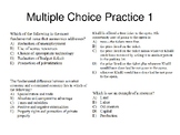AP Macro Course Review 1 Practice Problems