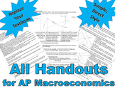 AP Macroeconomics Handouts Bundle - Replace your textbook!