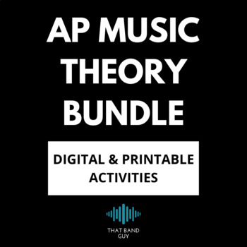 Preview of AP Music Theory Bundle