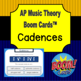 AP Music Theory - Cadences Boom Cards (with aural stimuli)