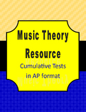 AP Music Theory Cumulative Tests Pack