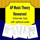 AP Music Theory - Intervals Quiz