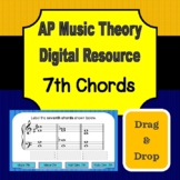 AP Music Theory - Seventh Chords Drag & Drop