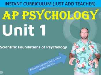 Preview of AP PSYCHOLOGY - Unit 1 - Scientific Foundations of Psychology BUNDLE