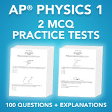 AP® Physics 1 - 2x MCQ Practice Tests Bundle (50 Questions