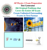 AP Physics 1 Test Generator - Unlimited Exams in 11 Topics