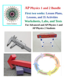 AP Physics 1 and 2 Bundle - Chapter 1 - Lesson Plans and 35 Activities