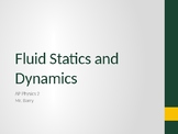 AP Physics 2 - Fluid Statics and Dynamics - Class Notes