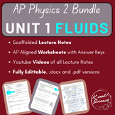 AP Physics 2- Unit 1 Fluids- Lectures, Practices, and Videos