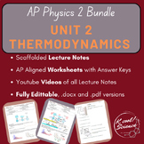 AP Physics 2- Unit 2 Thermodynamics- Lectures, Practices, 