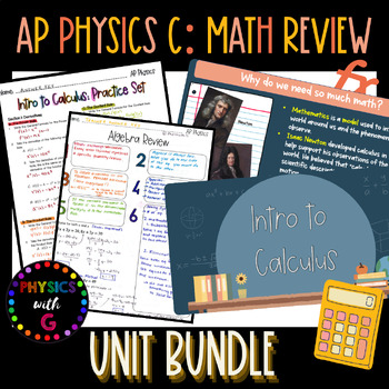 Preview of AP Physics C Algebra + Calculus Review: Unit Bundle