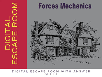 Preview of AP Physics - Forces (mechanics) Digital Escape Room
