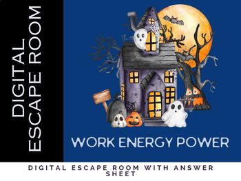 Preview of AP Physics: Work, Power, Energy Digital Escape Room