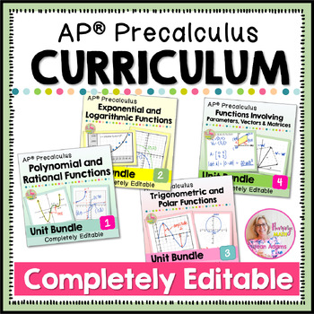 Preview of AP Precalculus Curriculum Bundle | Flamingo Math