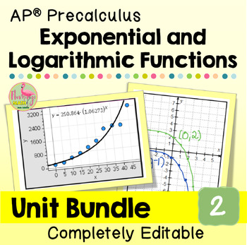 Preview of AP Precalculus Exponential and Logarithmic Functions (Unit 2 AP Precalculus)