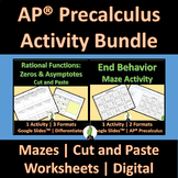 AP Precalculus Unit 1 Activity Bundle | Google Slides | Go