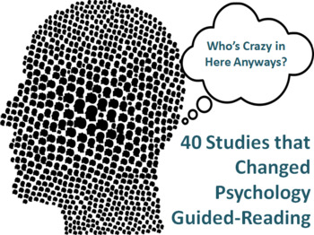 Preview of AP Psychology, 40 Studies, Disorders & Therapy, Who's Crazy in Here Anyways?