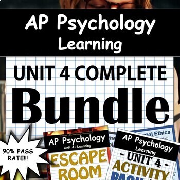 Preview of AP Psychology / AP Psych - Unit 4 - Learning - Google Drive Access!