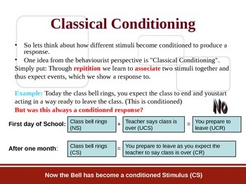 classical conditioning examples