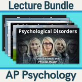 AP Psychology - Clinical Psychology - Unit 8 Lecture Bundle