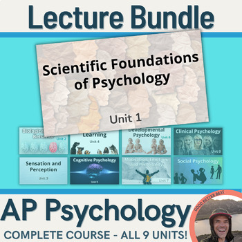Preview of AP Psychology - Complete Course Lecture Notes (**BONUS FREE VOCAB ASSIGNMENTS**)