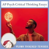 AP Psychology Critical Thinking Essay Topics (12 Assignments)