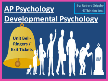 Preview of AP Psychology - Developmental Psychology Bell Ringers / Warm Ups / Exit Tickets