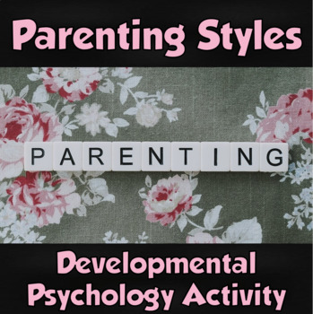 Preview of AP Psychology- Developmental Psychology Parenting Styles Scenarios/Worksheet