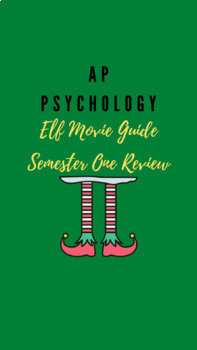 Preview of AP Psychology ELF Semester Review Viewing Guide
