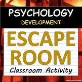 ESCAPE ROOM! Psychology Classroom Activity  - Unit 6: Deve