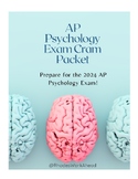 AP Psychology Exam Cram Packet