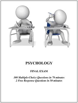 Preview of AP Psychology Final Exam / AP Exam Test Prep