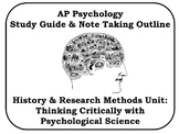 AP Psychology Study Guide History and Research Methods