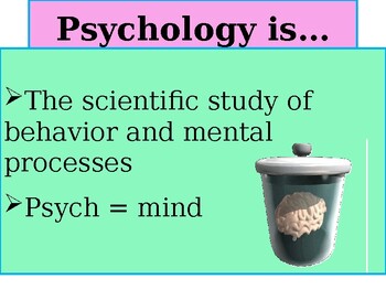 Preview of AP® Psychology: Introduction to Psychology Powerpoint/notes
