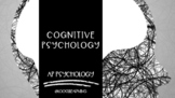 AP Psychology | Cognitive Psychology PowerPoint (9 Unit Path)