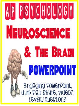 Preview of AP Psychology Neuroscience Brain Biological Bases Powerpoint Engaging Activities