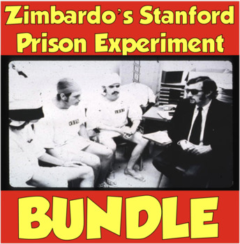 Preview of AP Psychology- Philip Zimbardo's Stanford Prison Experiment BUNDLE!