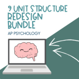 ALL AP Psychology PowerPoints | 9 Unit Path (Redesign Structure)