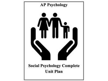 Preview of AP Psychology Social Psychology Complete Unit Plan