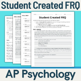 AP Psychology - Student Created FRQ Activity