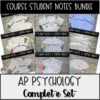 Preview of AP Psychology Student Guided Notes Complete Course Bundle