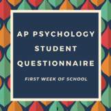 AP Psychology Student Questionnaire | Data Collecting