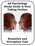 AP Psychology Study Guide Sensation and Perception